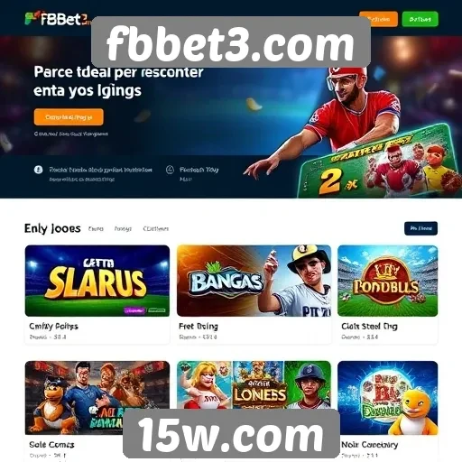 Opcões de jogos disponíveis no fbbet3.com